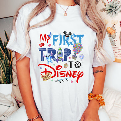 My first Trip to Disney PNG Design, Stitch Png  Disney Trip, Disney family shirts, Disney kids and adults shirt - VartDigitals