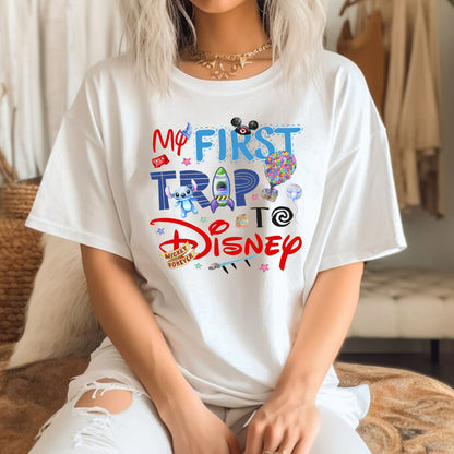 My first Trip to Disney PNG Design, Stitch Png  Disney Trip, Disney family shirts, Disney kids and adults shirt - VartDigitals